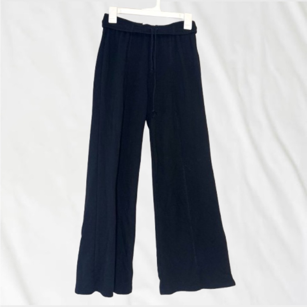 Black Wide Leg Sweatpants